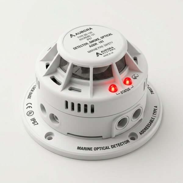 Marine Optical Smoke Detector with Mounting Base